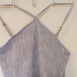 Brand New NO BOUNDARIES Shimmery Ribbed Camisole